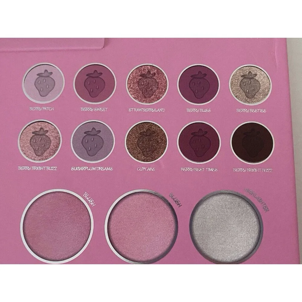 Strawberry Shortcake Complexion Palette‎ 10 Eyeshadow Highlighter & 2 Blush NEW